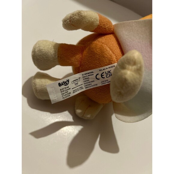 Bluey Queen Bingo 8” Plush Crown Cape Disney Junior Toy Stuffed Animal Cute - Picture 5 of 5